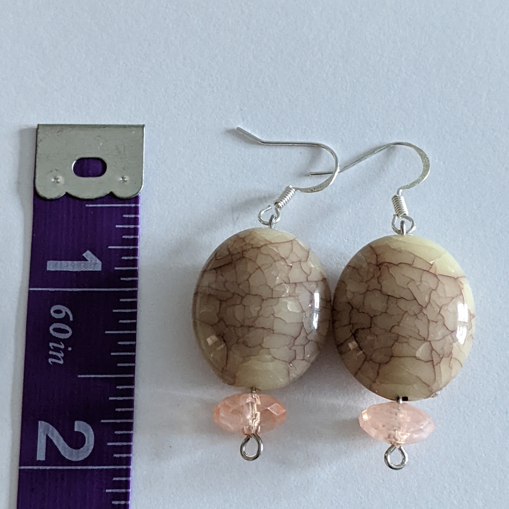 Handmade beaded earrings